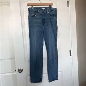 GOOD AMERICAN Good Curve Straight Leg Jeans in Indigo Size 10/30 Indigo 338
